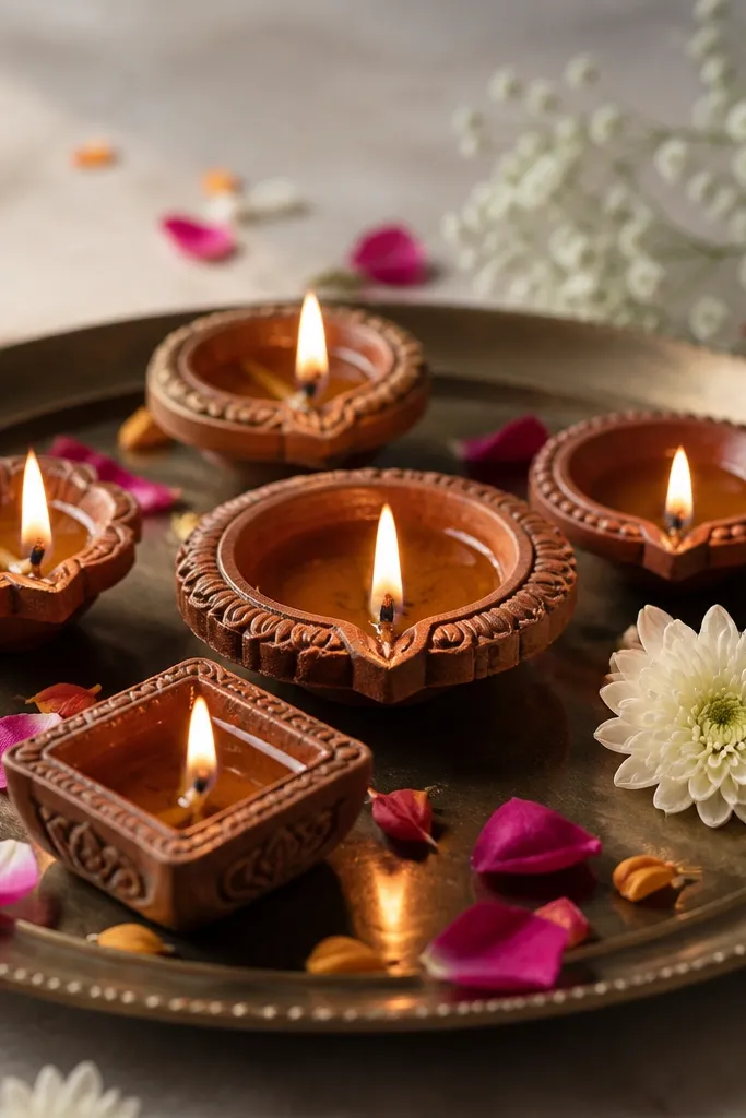 Aesthetic Diya Decoration Ideas for Diwali