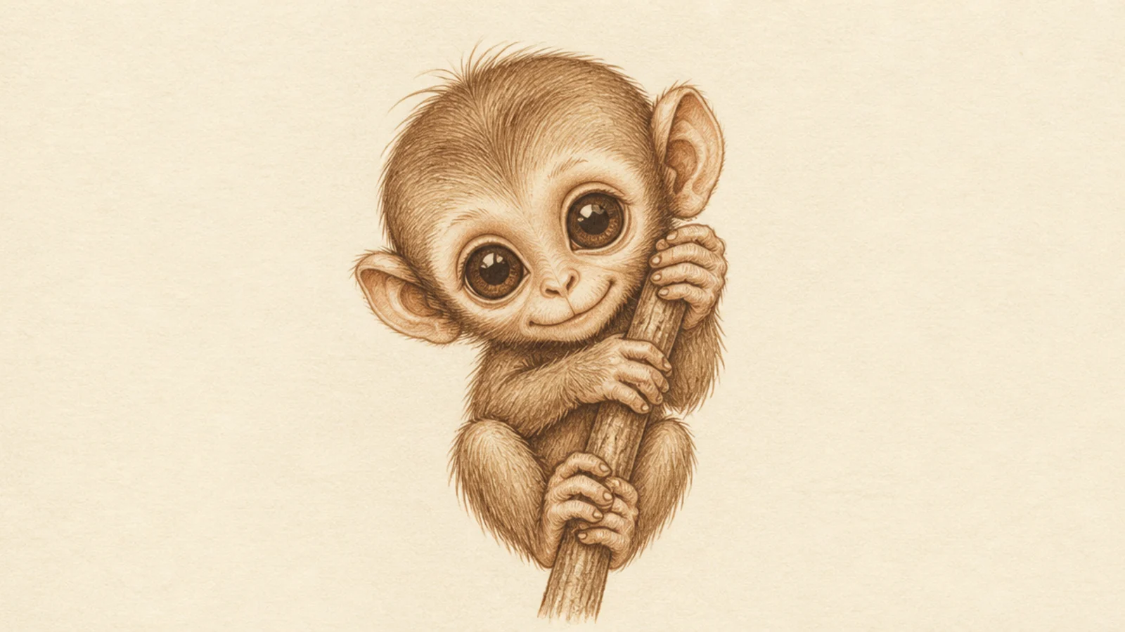30 Adorable Baby Monkey Drawings to Copy