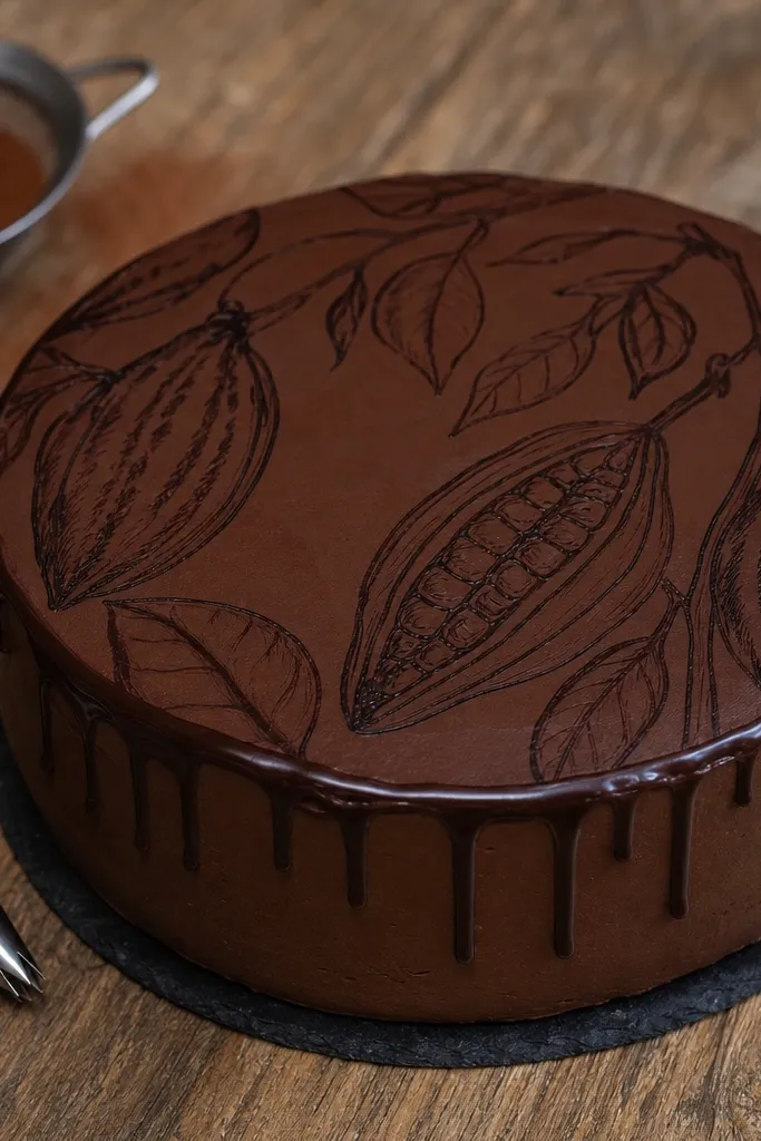 15 Beautiful Chocolate Cake Drawing Ideas