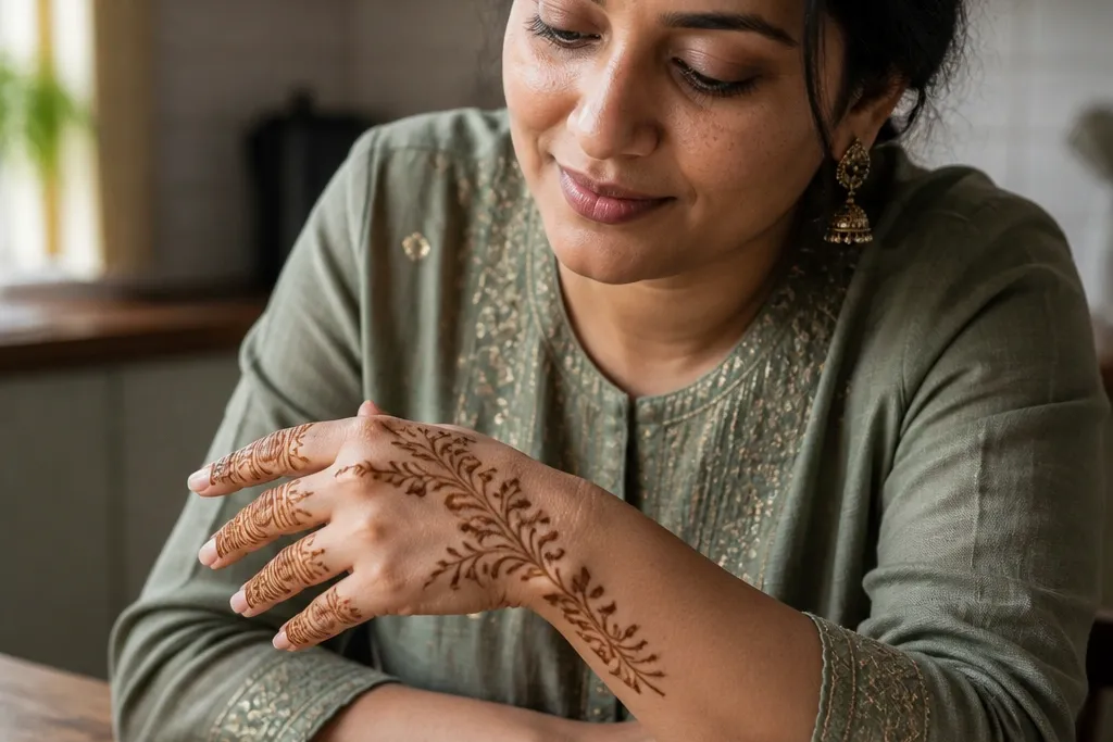 Beginner-Friendly Back Hand Finger Mehndi Designs