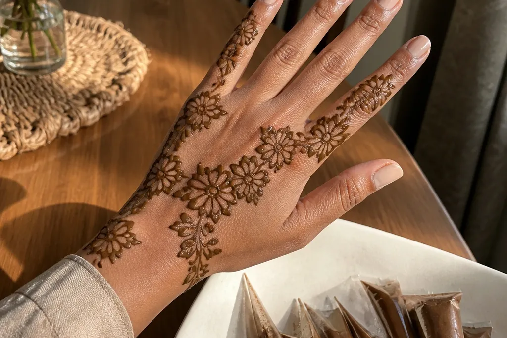 Beginner-Friendly Bridal Back Hand Mehndi Designs