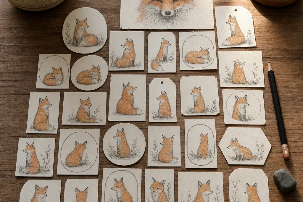Beginner-Friendly Fox Drawing Prompts
