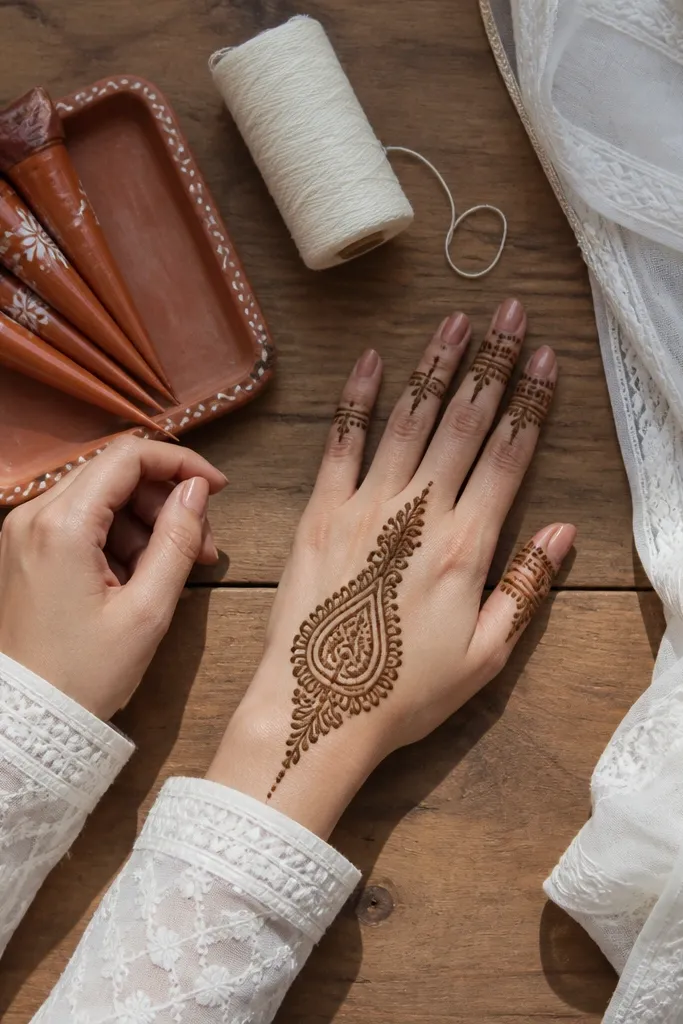 Beginner-Friendly Simple Bridal Mehndi Designs