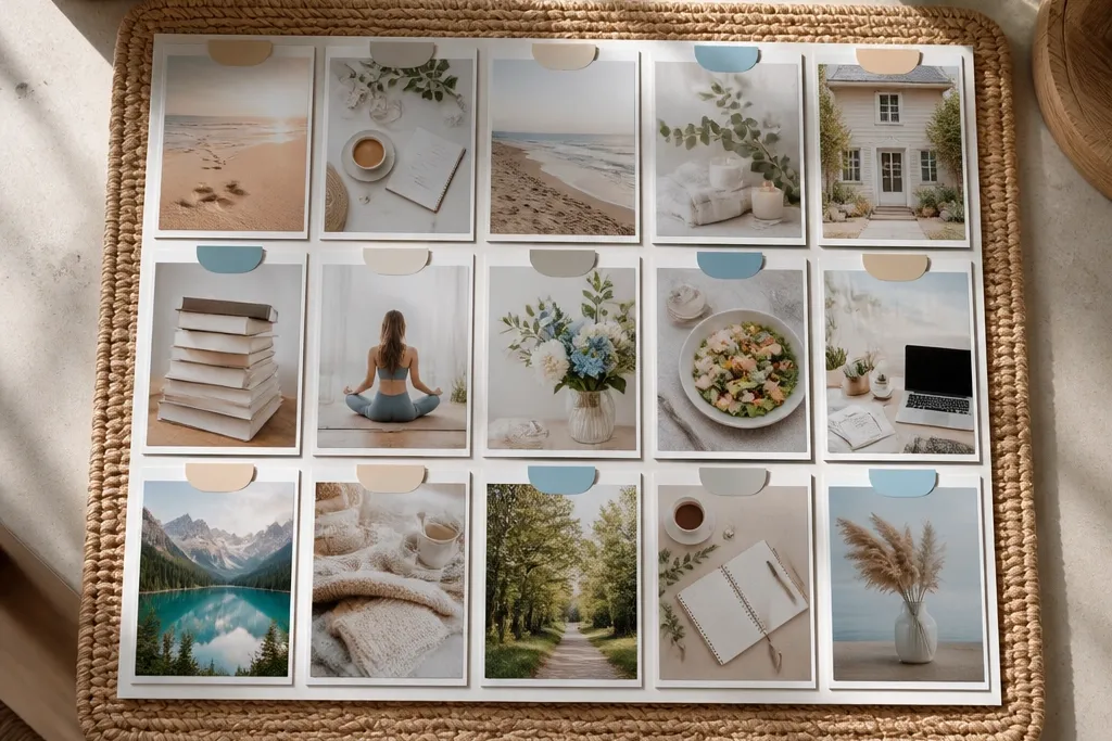 Beginner-Friendly Vision Board Templates