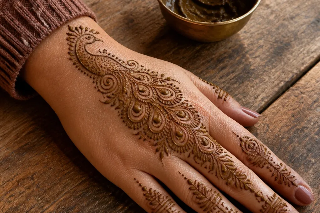 Best Back Hand Mehndi Designs Vs Peacock Style