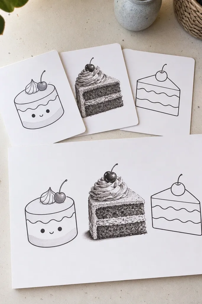 Best Cake Drawing Style for Beginners