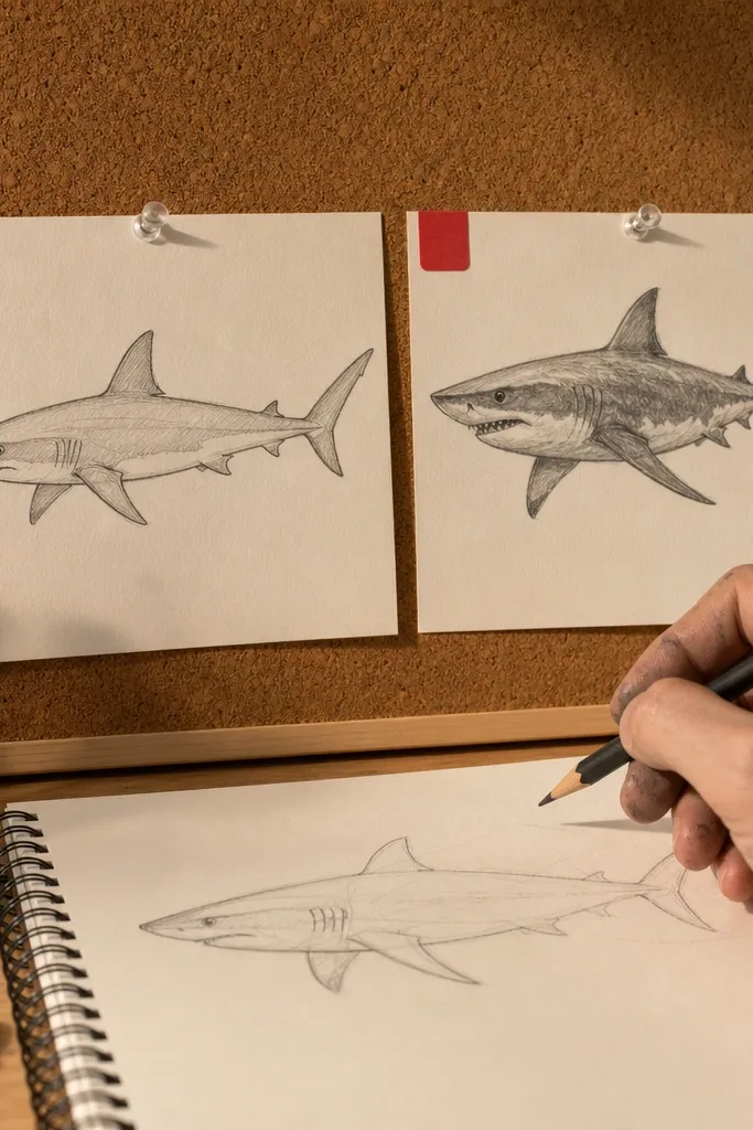 Best Shark Drawing Ideas for Beginners vs Intermediate