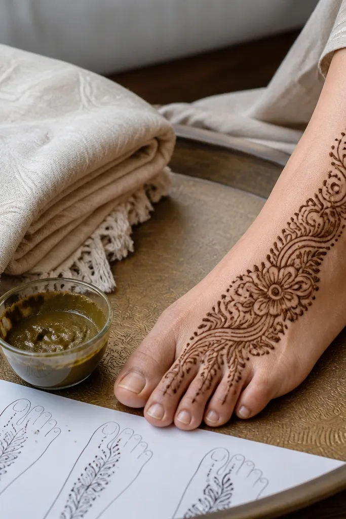 Best Simple Foot Mehndi Designs That Worked for Me