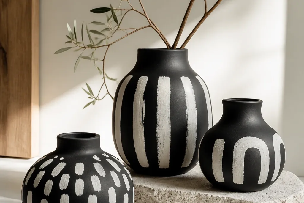 Black pot painting ideas that look chic