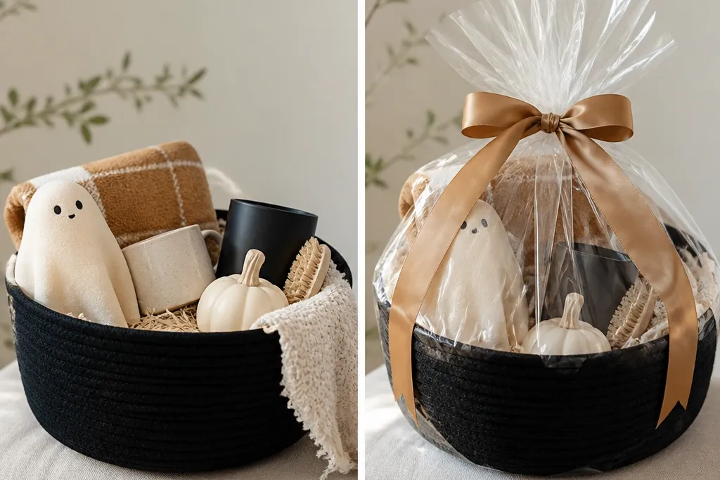 Boo basket ideas before and after transformation