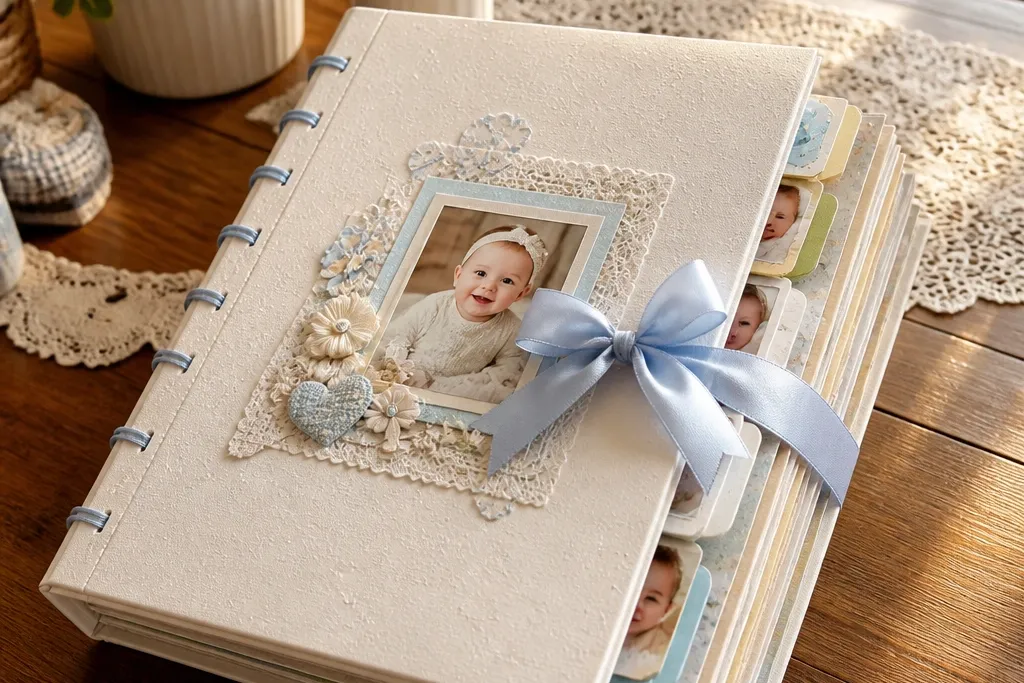 Budget Baby Scrapbook Ideas