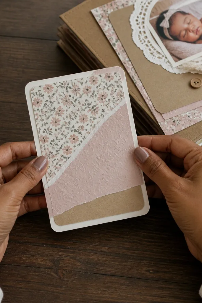 Budget Baby Scrapbook Ideas