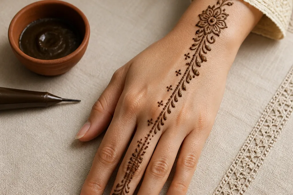 Budget Bridal Back Hand Mehndi Designs