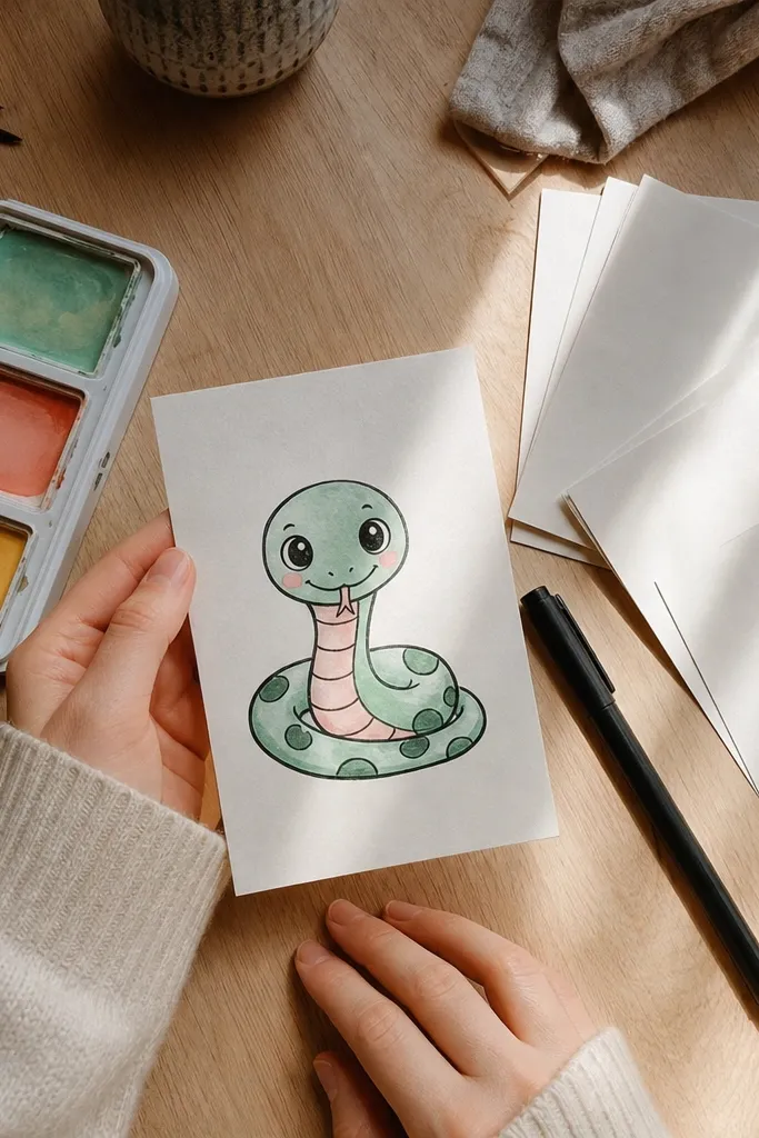 Budget Cute Snake Drawings