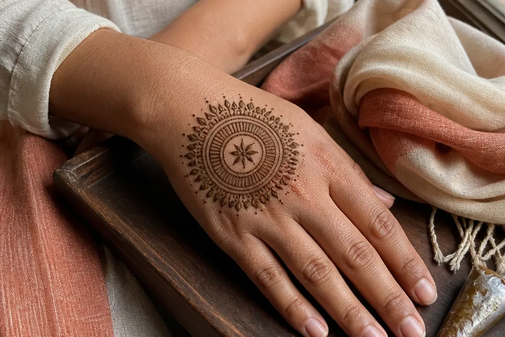 Budget Simple Round Mehndi Designs I Swear By