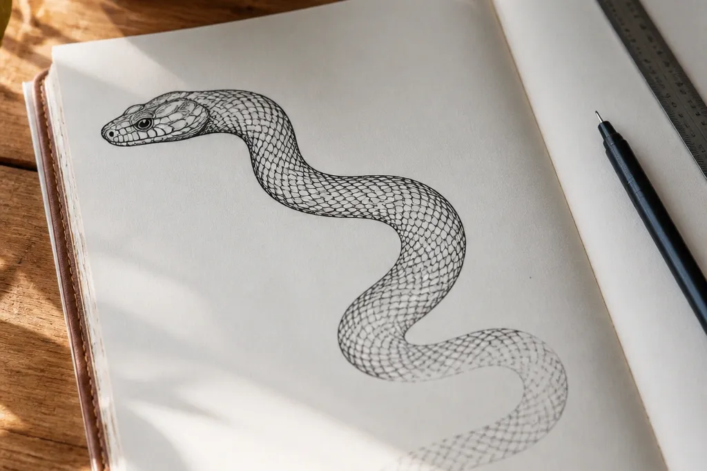 Common Mistakes to Avoid Snake Drawing