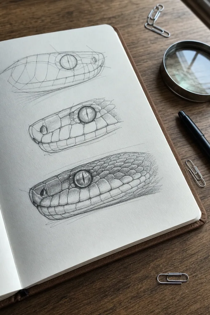 Common Mistakes to Avoid Snake Drawing