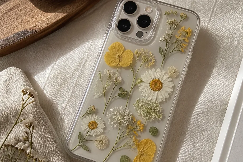 Cozy diy phone case ideas with a warm aesthetic