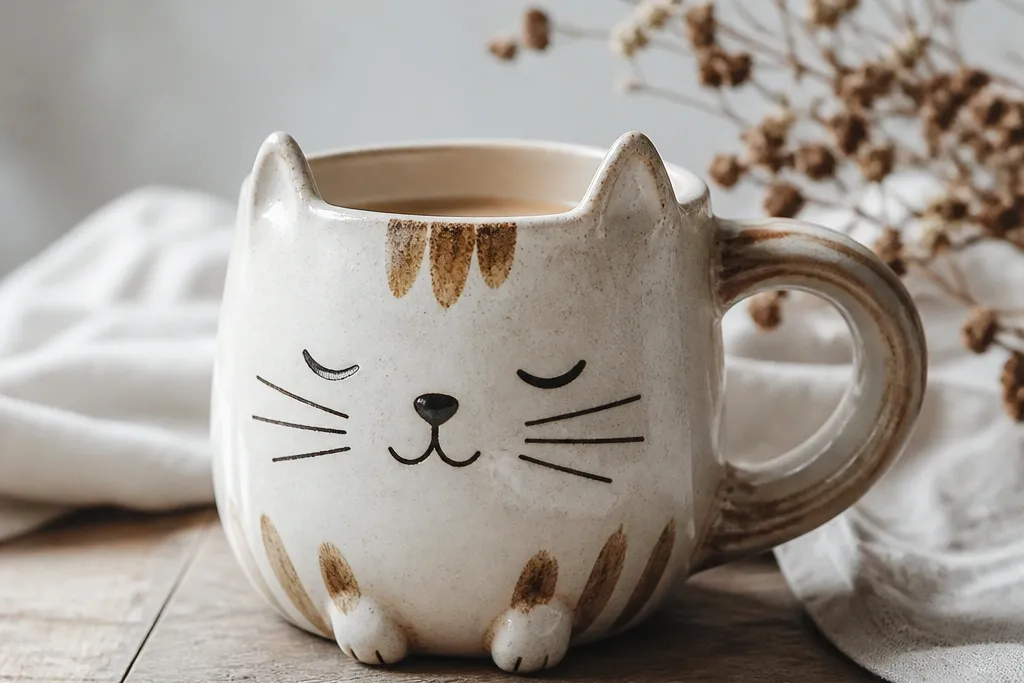 Cozy handmade mug cat ideas