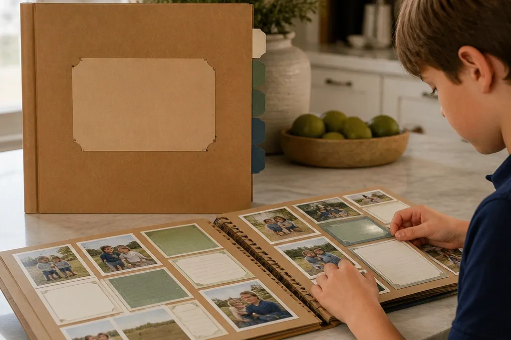 Cozy School Scrapbook Steps
