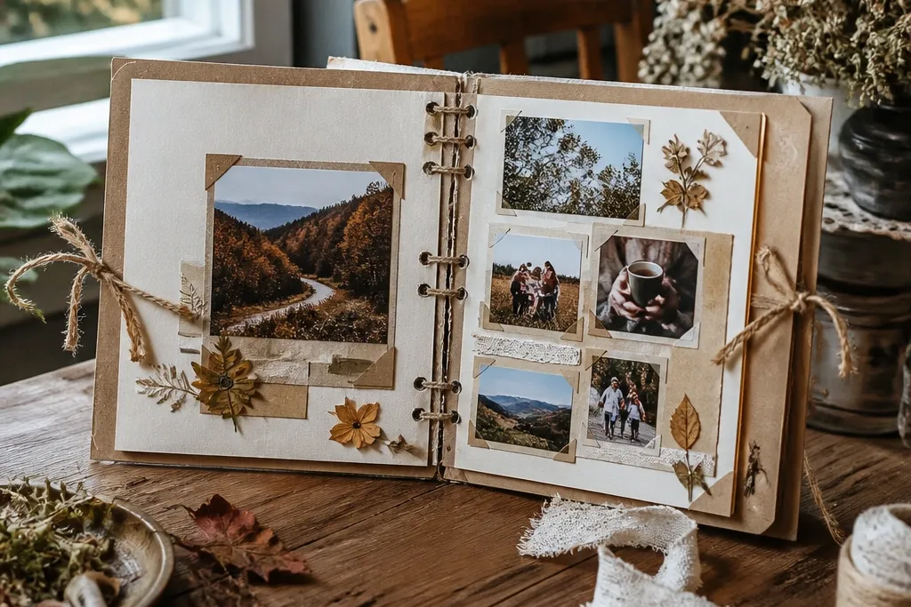 Cozy Scrapbook Book Ideas