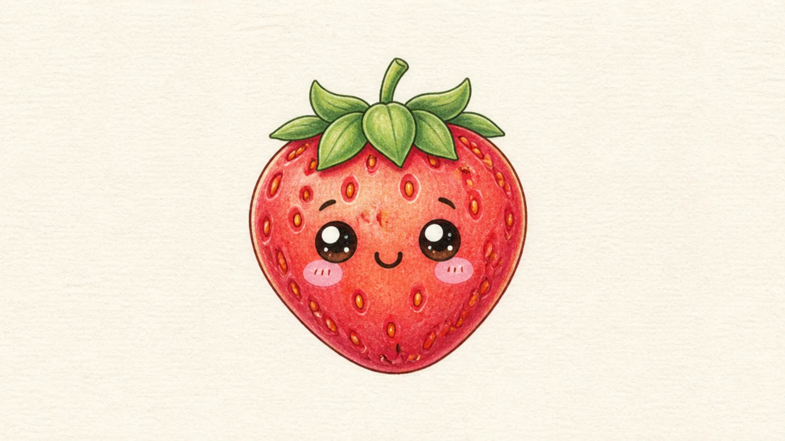 30 Cute Strawberry Drawings You Will Adore