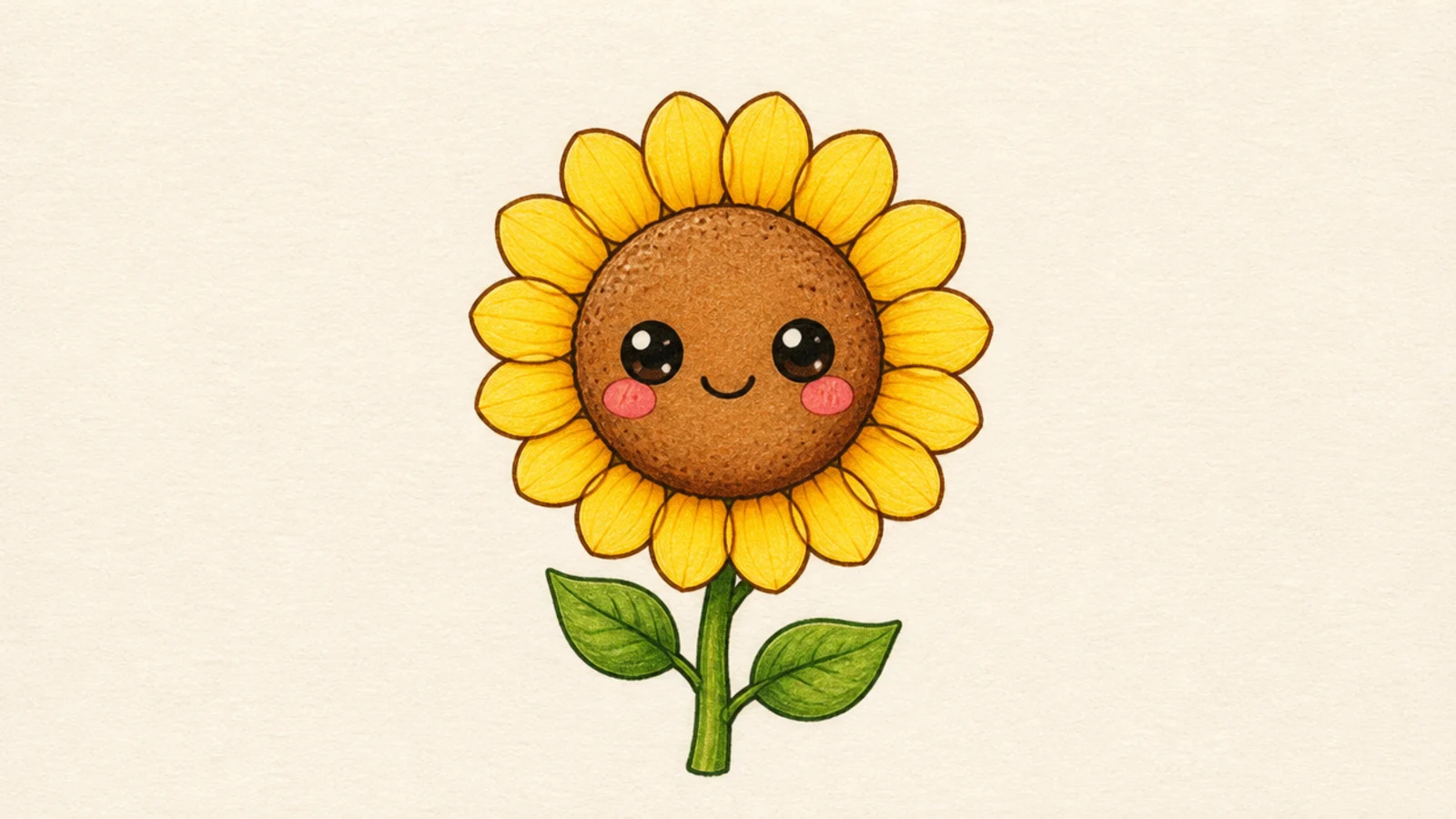 25 Cute Sunflower Drawings You Will Want to Copy