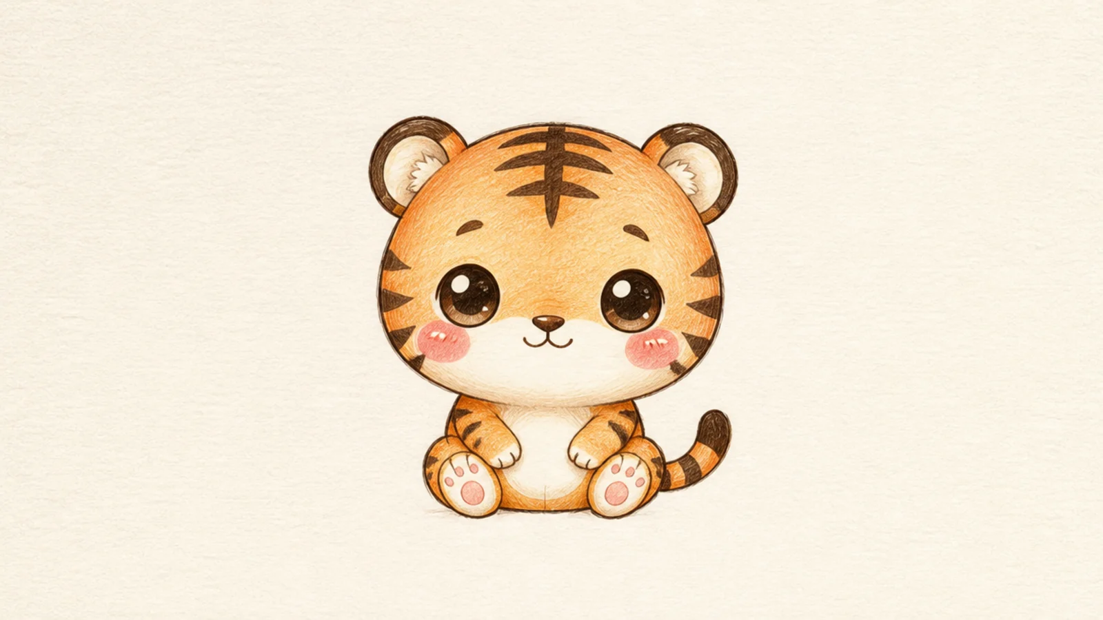 30 Cute Tiger Drawings You Will Want to Copy
