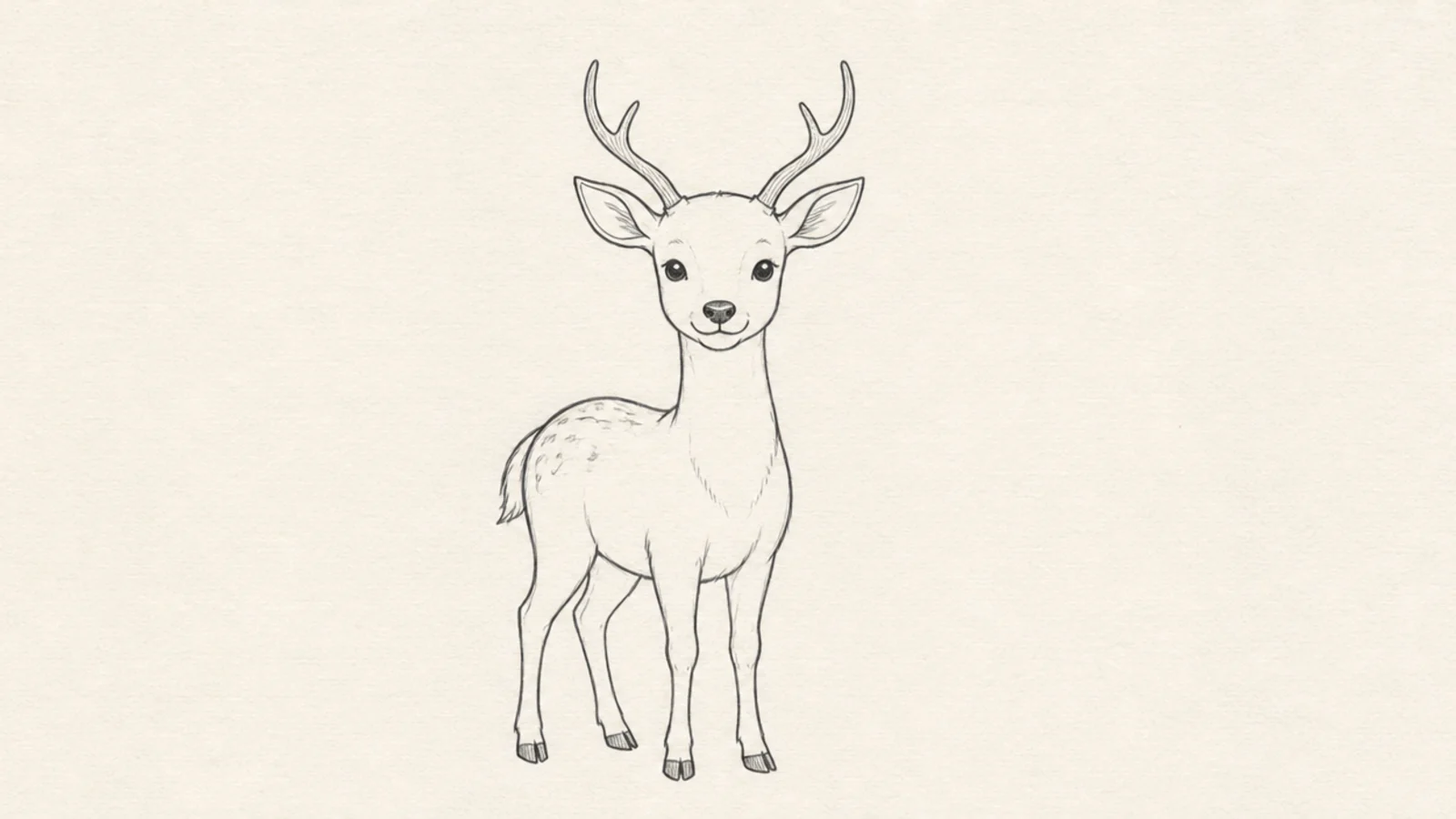 25 Easy Deer Drawings for Total Beginners