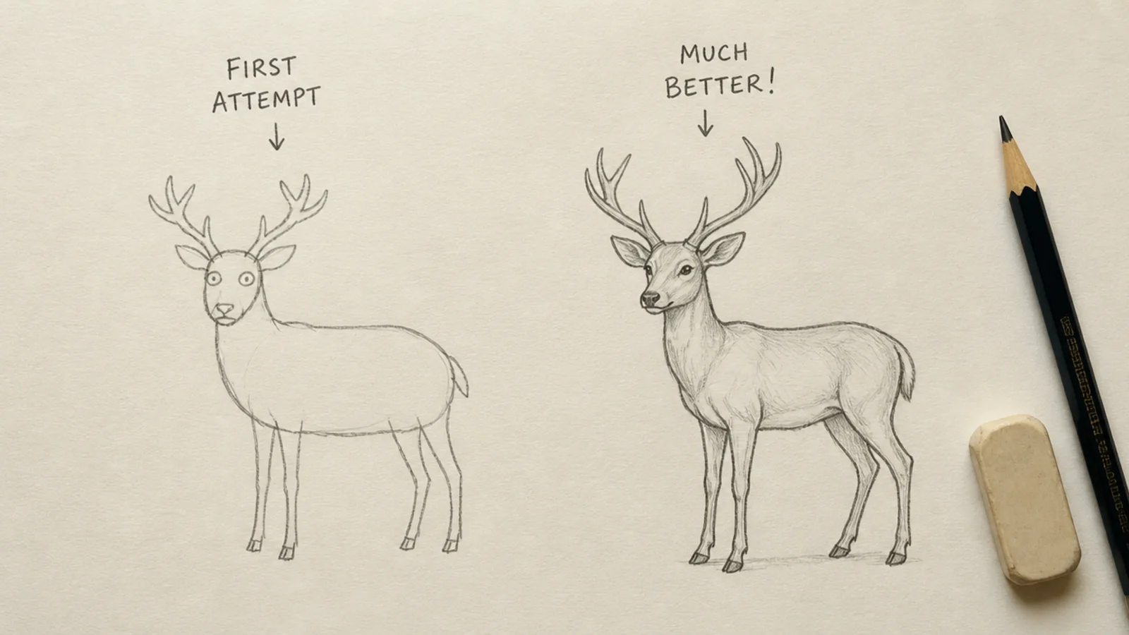 5 Mistakes I Made Drawing My First Deer