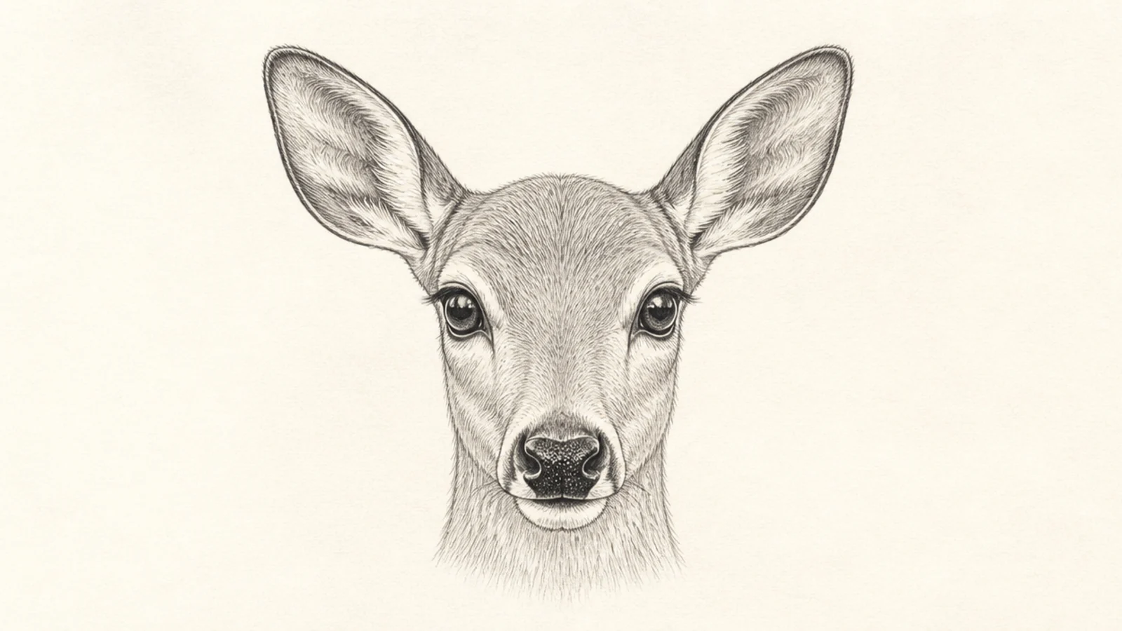 20 Beautiful Deer Face Drawings for Beginners