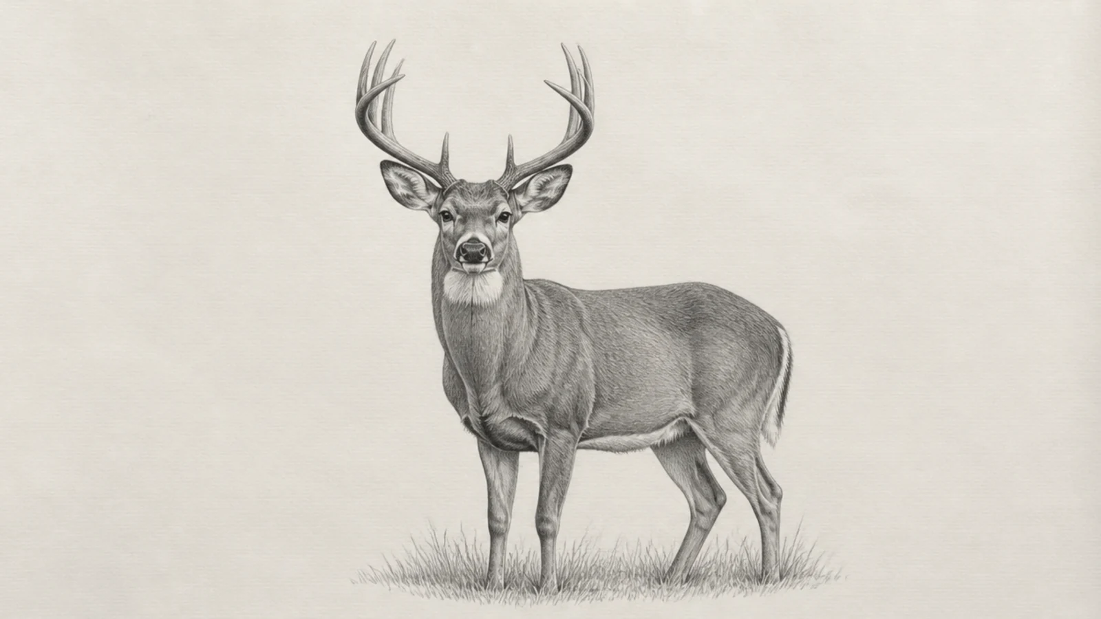 A graphite buck showing a full smooth value range