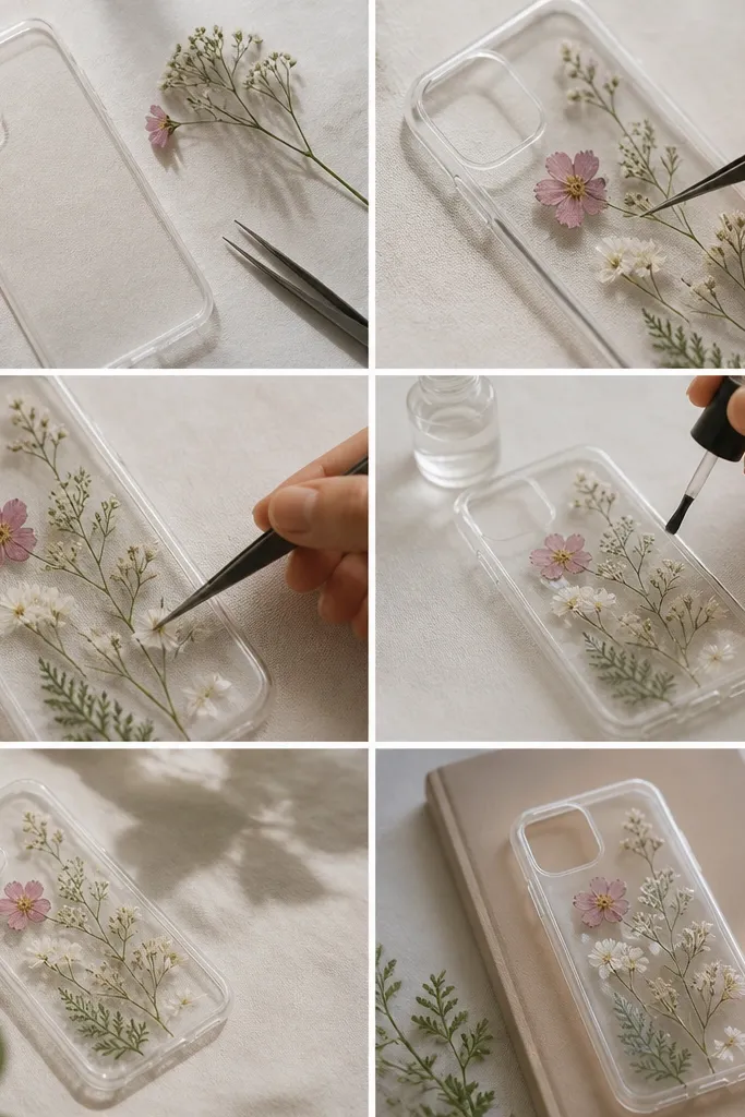 Low maintenance diy phone case steps