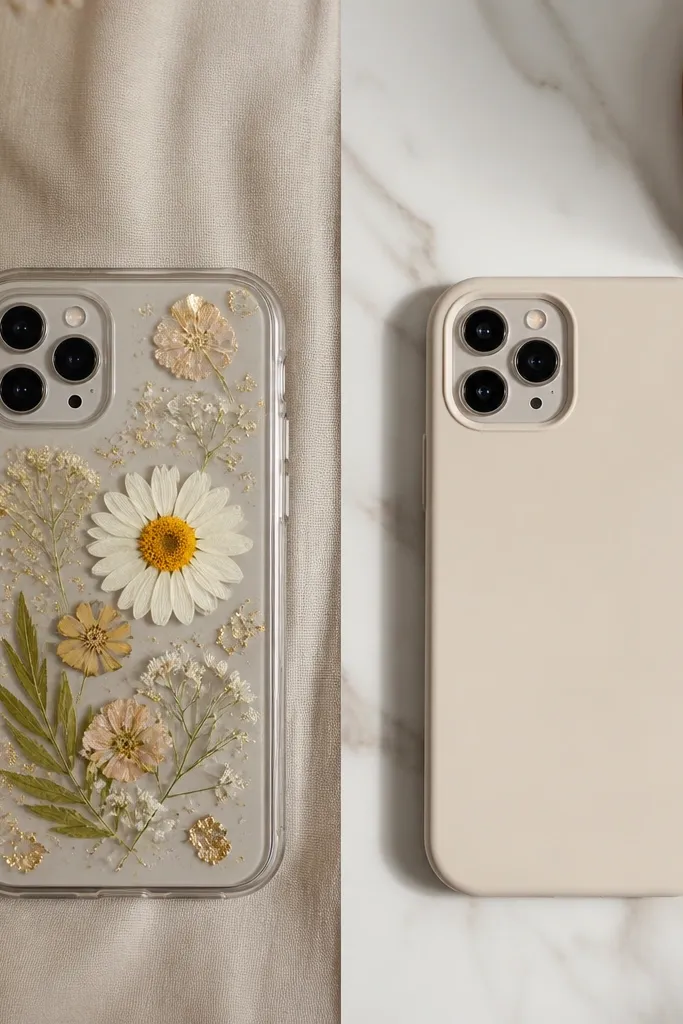 DIY phone case vs store bought comparison