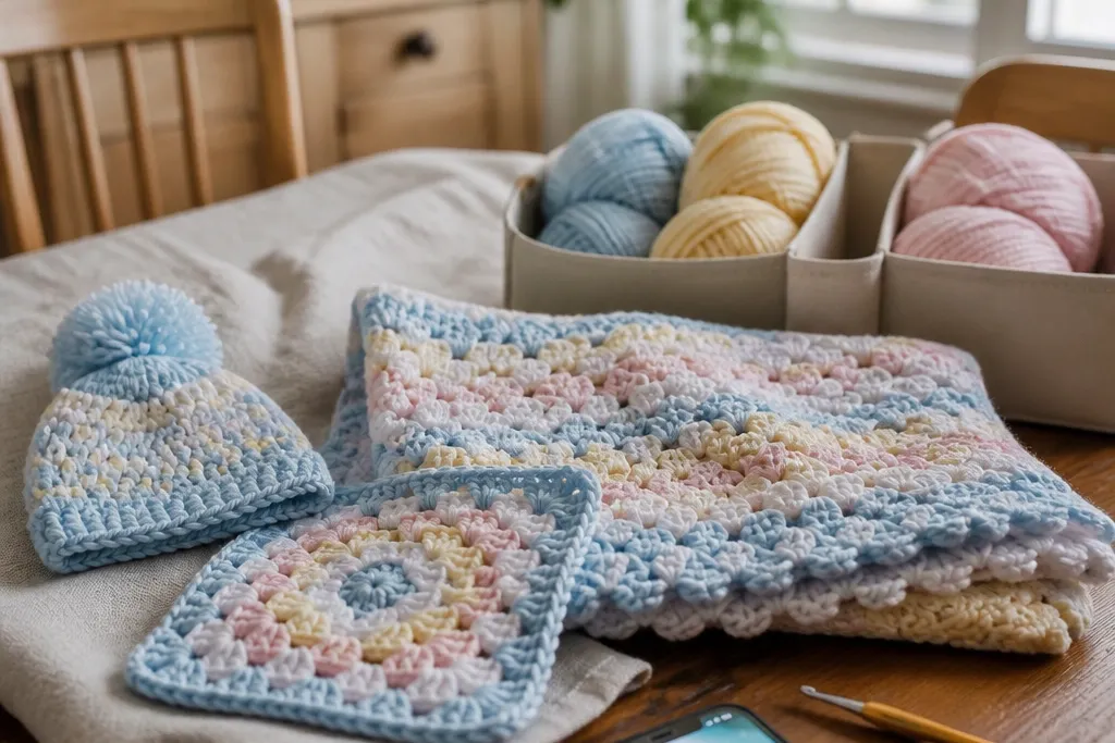 Easy Baby Crochet Ideas for Gifts