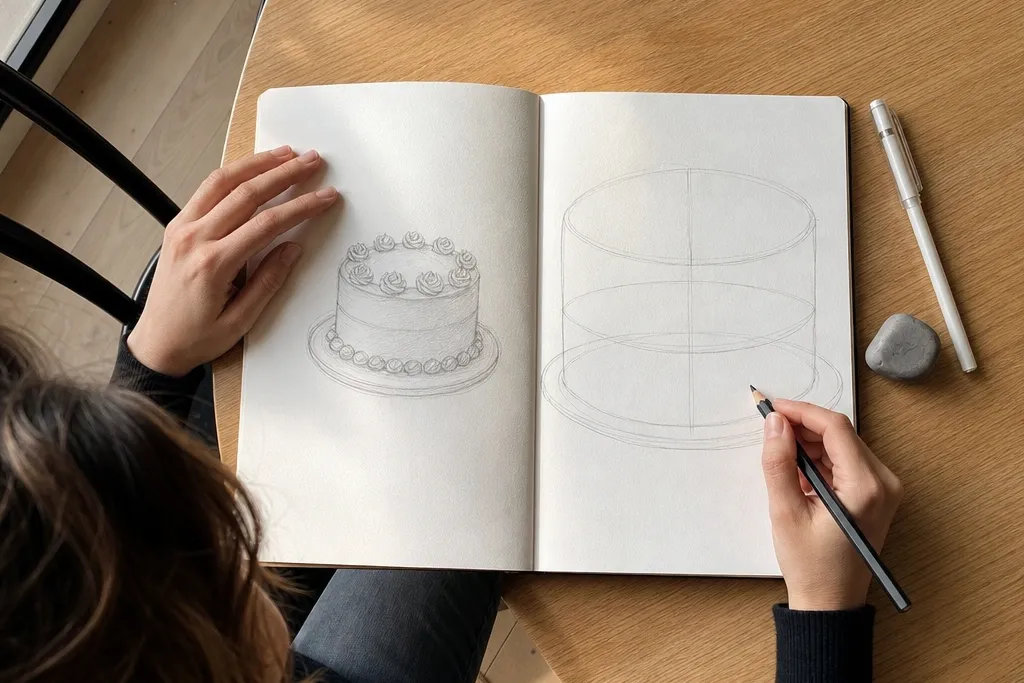 25 Easy Cake Drawing Ideas for Beginners