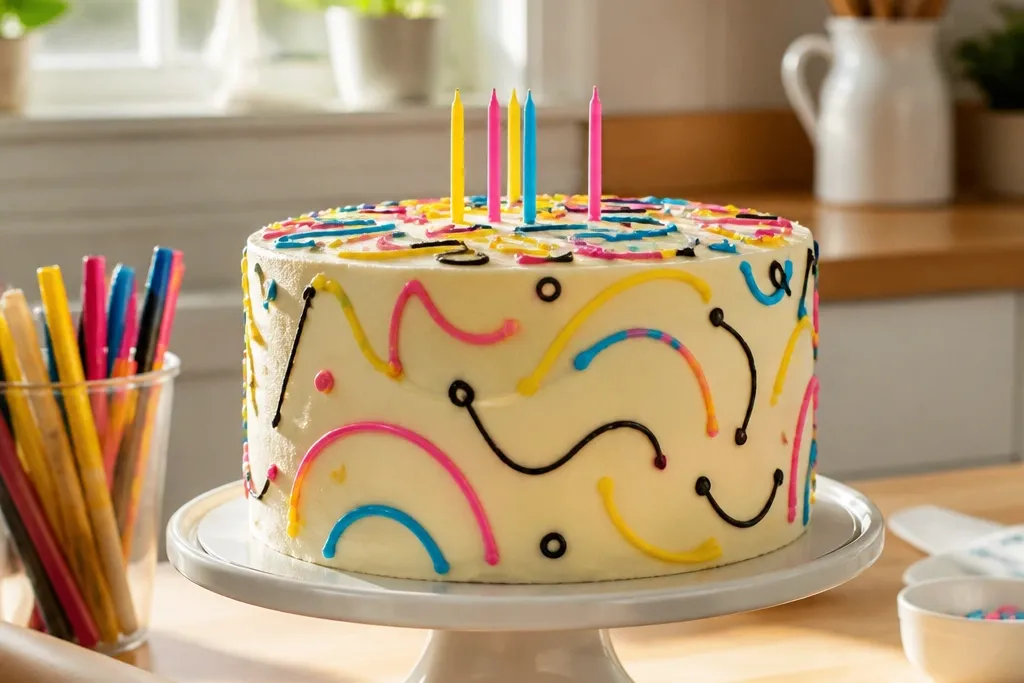 20 Easy Cake Drawings for Kids to Enjoy