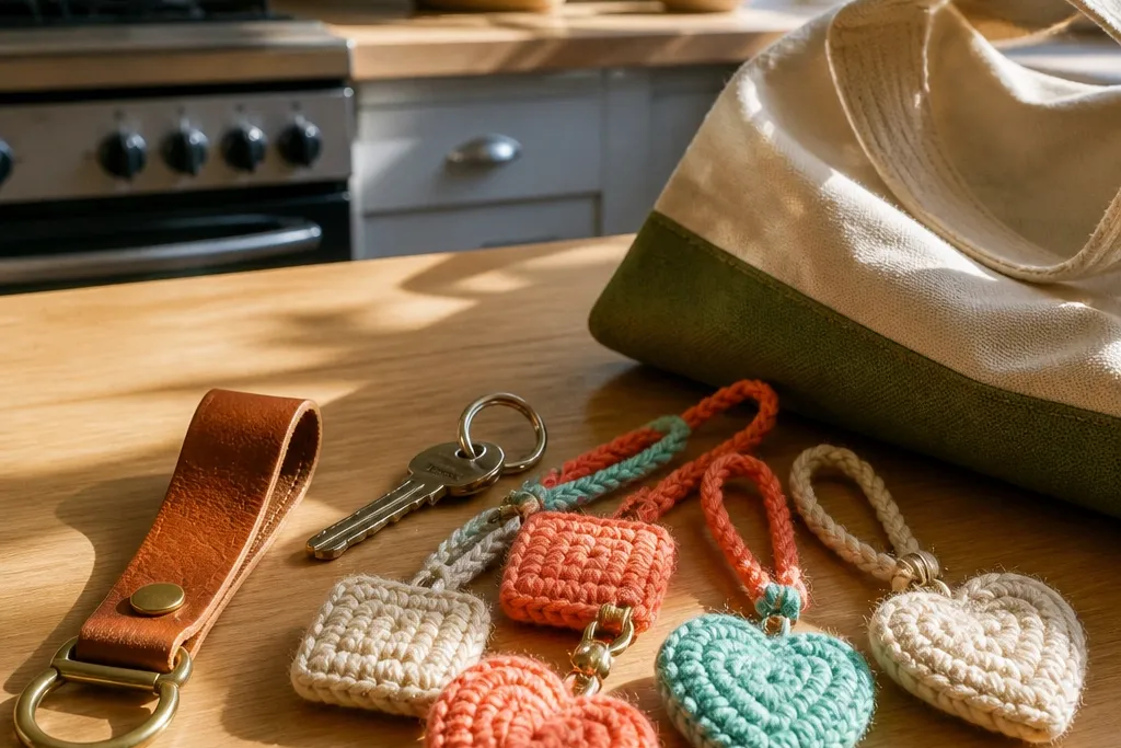 Easy Crochet Keychain Ideas
