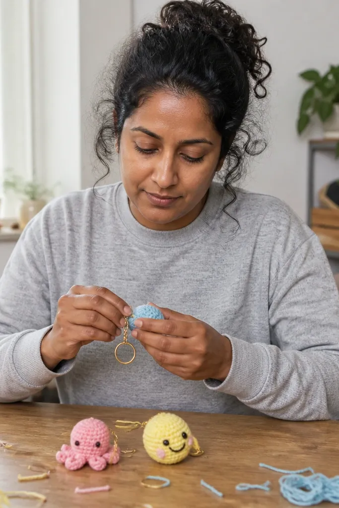 Easy Crochet Keychain Ideas