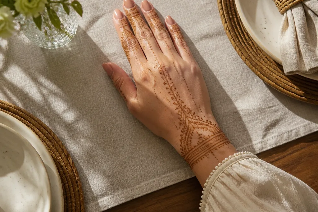 Easy Simple Arabic Front Hand Mehndi Designs