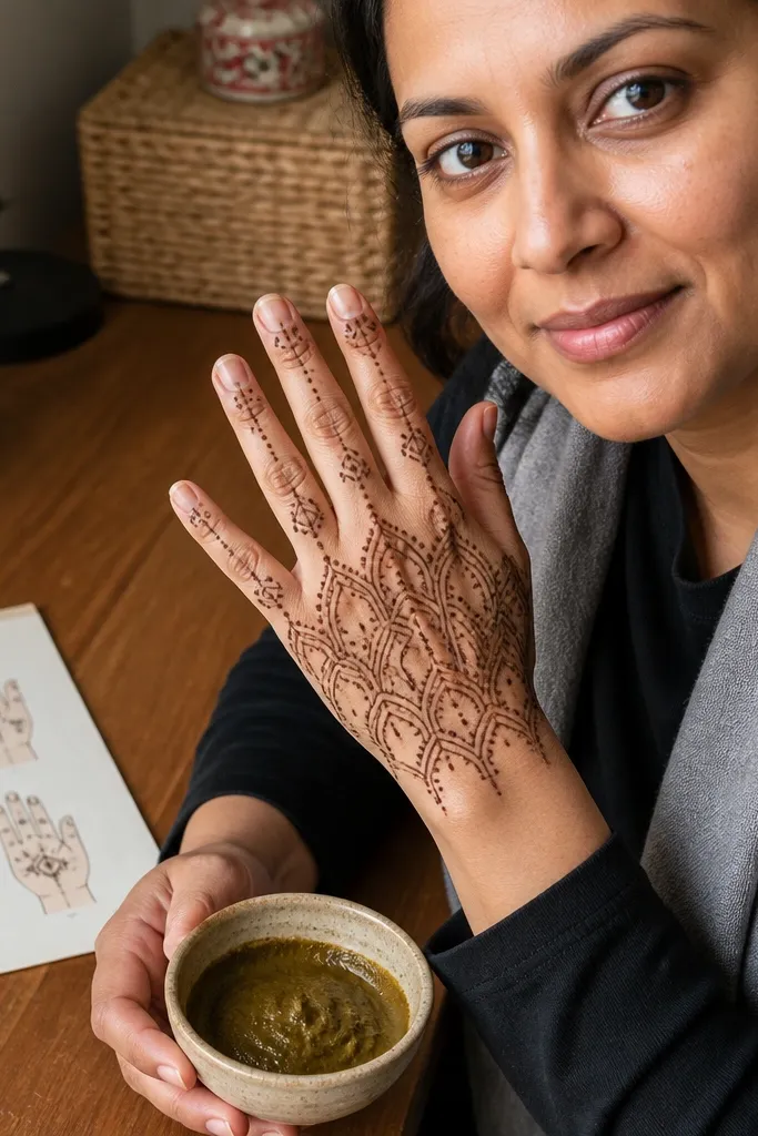 Easy Simple Arabic Front Hand Mehndi Designs