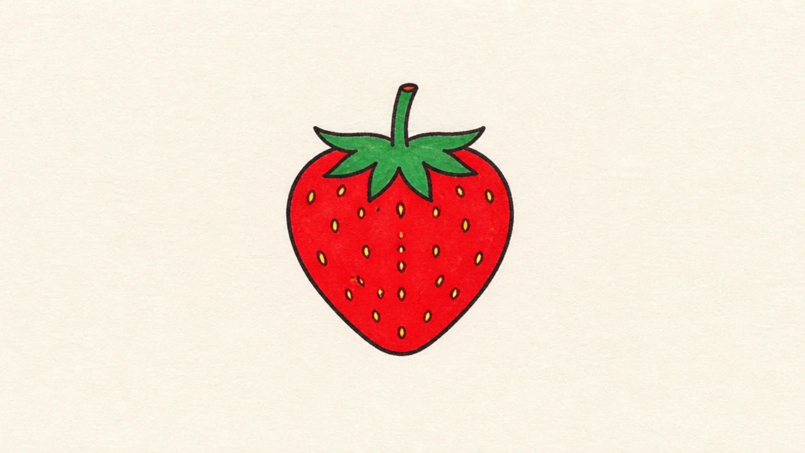 25 Easy Strawberry Drawings Anyone Can Do