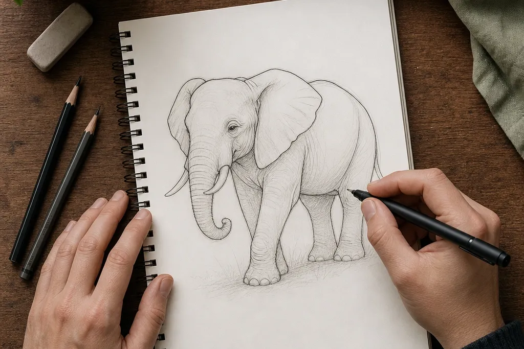Easy Elephant Drawing Ideas for Beginners