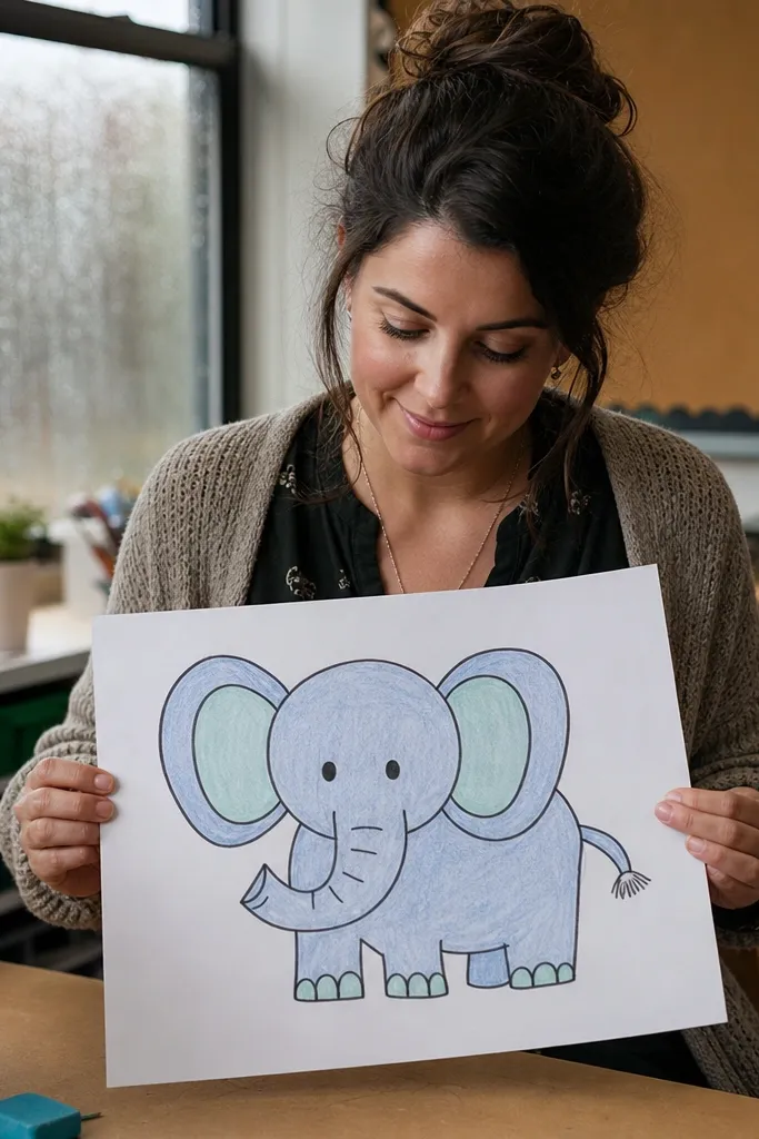 Easy Elephant Drawings for Kids to Enjoy
