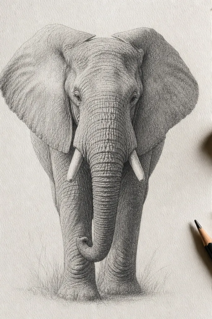 Luxury Elephant Drawing Ideas That Look Expensive