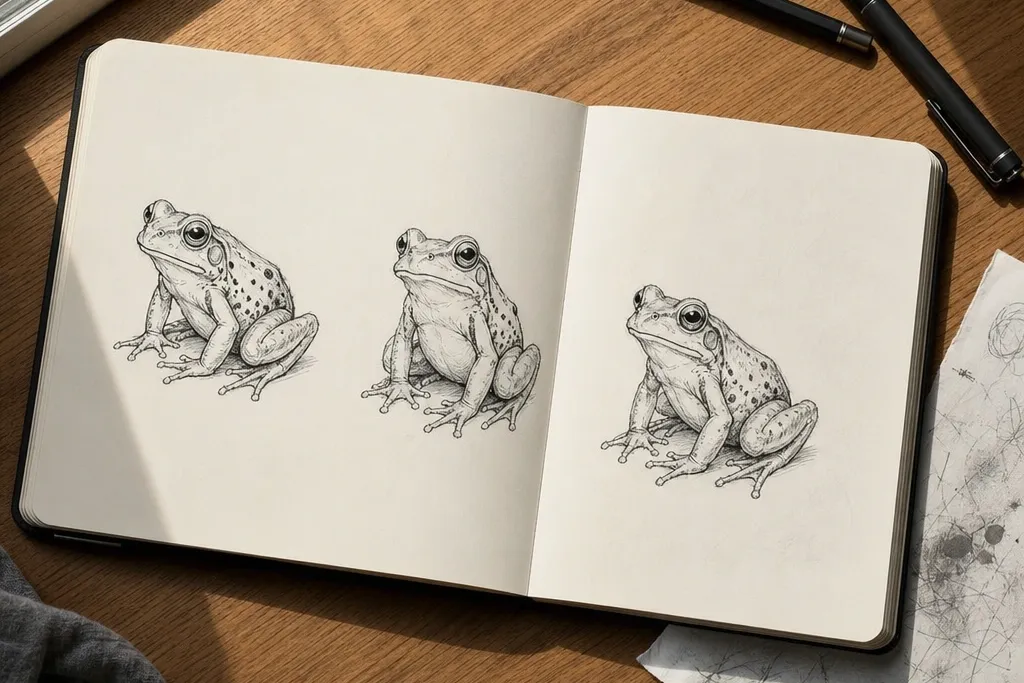 Frog Drawing Sketches I Come Back To