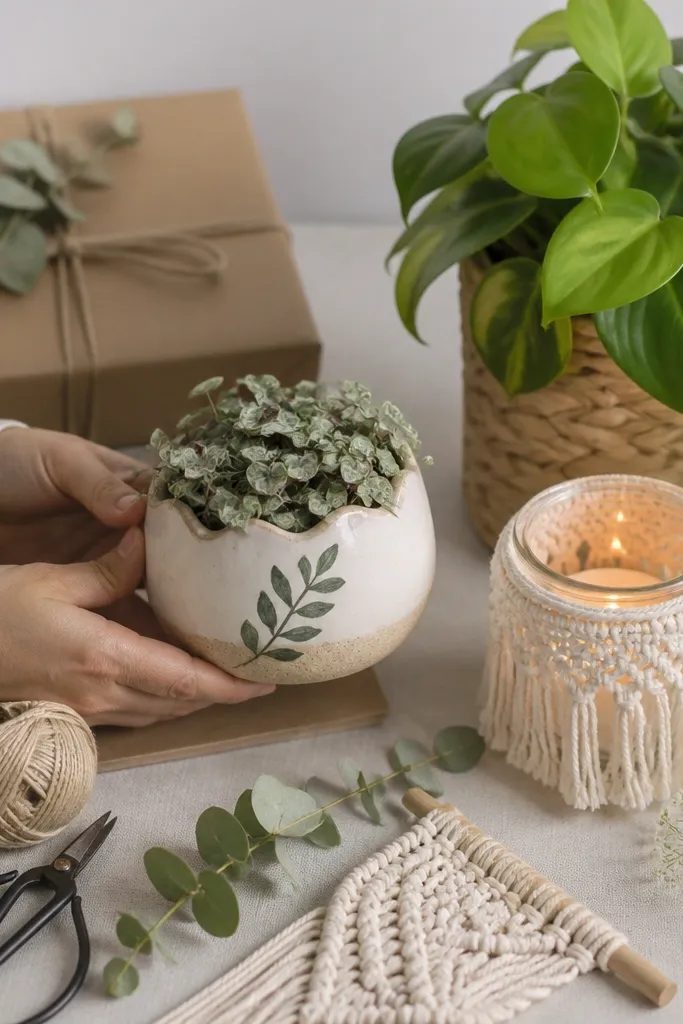 Handmade gift ideas for best friend with plants