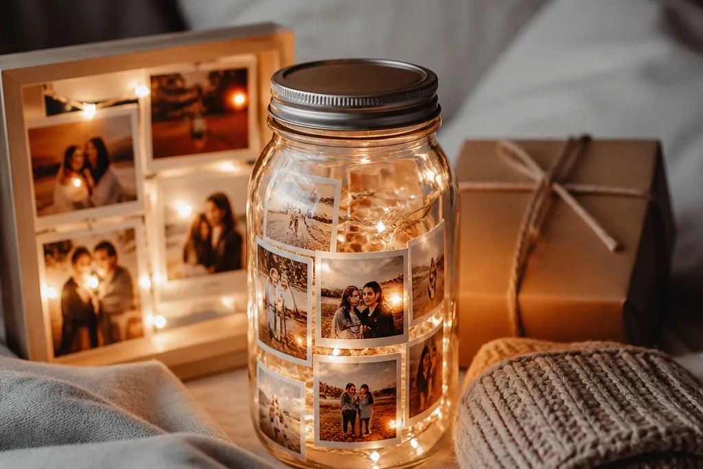 Handmade gifts for boyfriend with lights