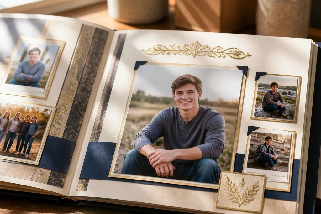 High-End Senior Scrapbook Ideas