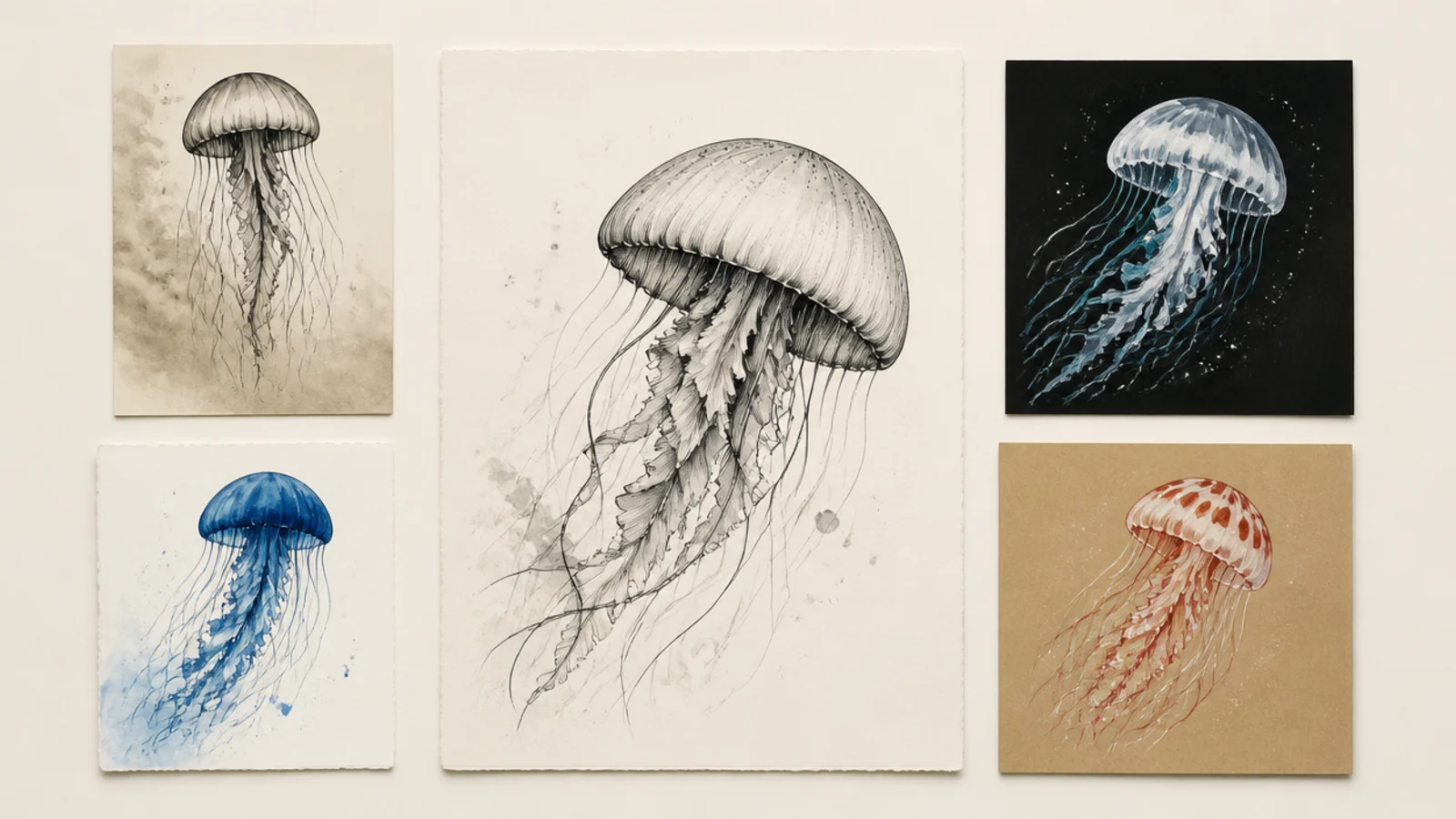 25 Stunning Jellyfish Art Drawings to Recreate